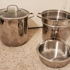 Hamilton Beach 8 qt pasta cooker steamer